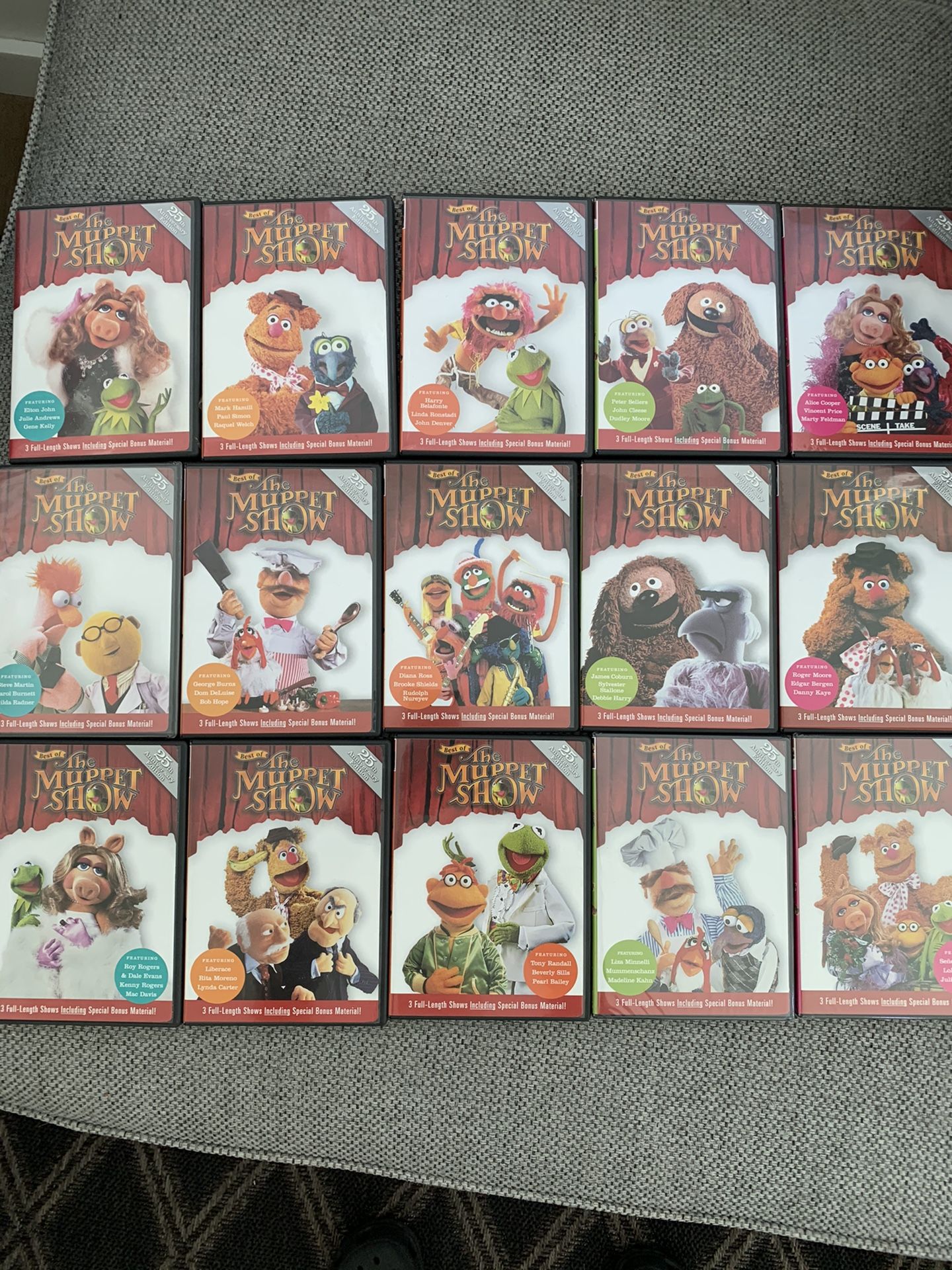 Muppets 25th Anniversary Full Collection- 15 DVDs