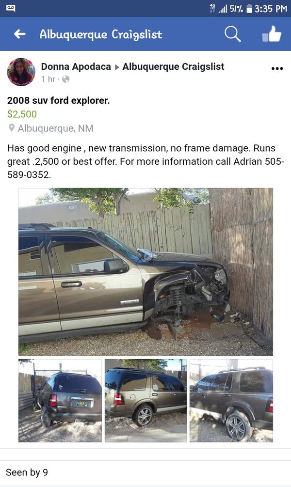 Craigslist Albuquerque Used Cars For Sale By Owner CREGLIS