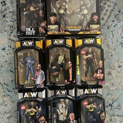 AEW Action Figure Lot Chases Cassidy Gunn Etc