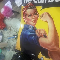 Uncle Sam And We Can Do It Ww2 Double Sided Poster 