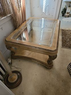 Beautiful Blonde WOOD Coffee Table