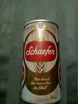 Vintage Schaefer beer can( empty beer can)/ the f & m Schaefer brewing company, Baltimore Maryland & Lehigh valley pennsylvania/12 ounce can