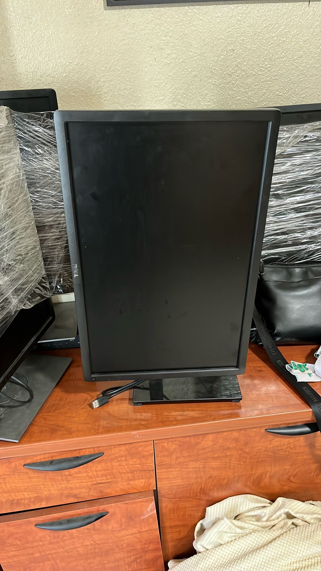 Dell LCD Monitor , Black, Model # U2412Mc,21”long 13.5 Wide