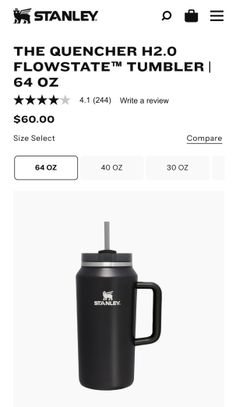 64 Oz Stanley Tumbler