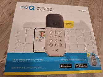 OPEN BOX/BRAND NEW: MyQ Smart Garage Video Keypad