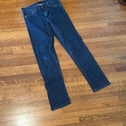 Uniqlo Dark Blue Slim Jean 30x32