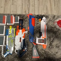 Nerf Guns And Ammunition 