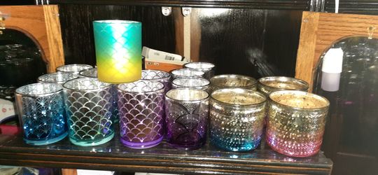 Variety candle holders all $2 EA