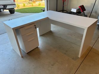 L-shaped desk