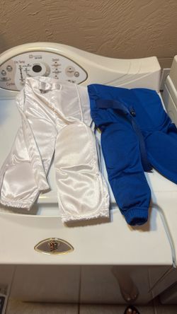 2 Pairs Of Boys Youth Football Pants w/pads- Youth Small 