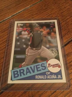 RONALD ACUNA JR. ATLANTA BRAVES.