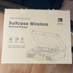 Portable Wireless Record Player