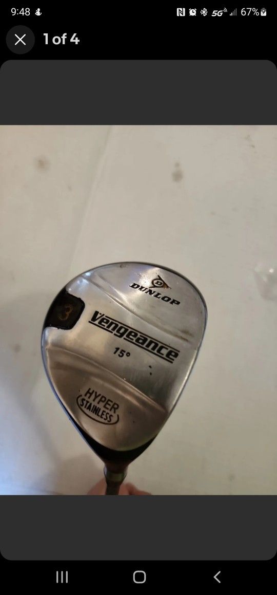 Dunlop "Vengeance" 15* #3 Fairway Wood Men's Right Hand