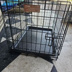 Indoor, wire dog crate/house; collapsible