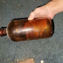 Vintage Brown Bottle