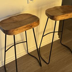 Wooden Bar Stools 