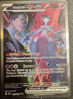 Destined Rivals #231/182 Team Rocket's Mewtwo ex