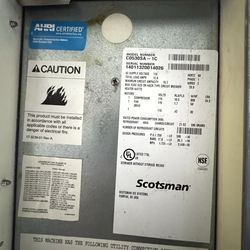Scotsman commercial ice machine