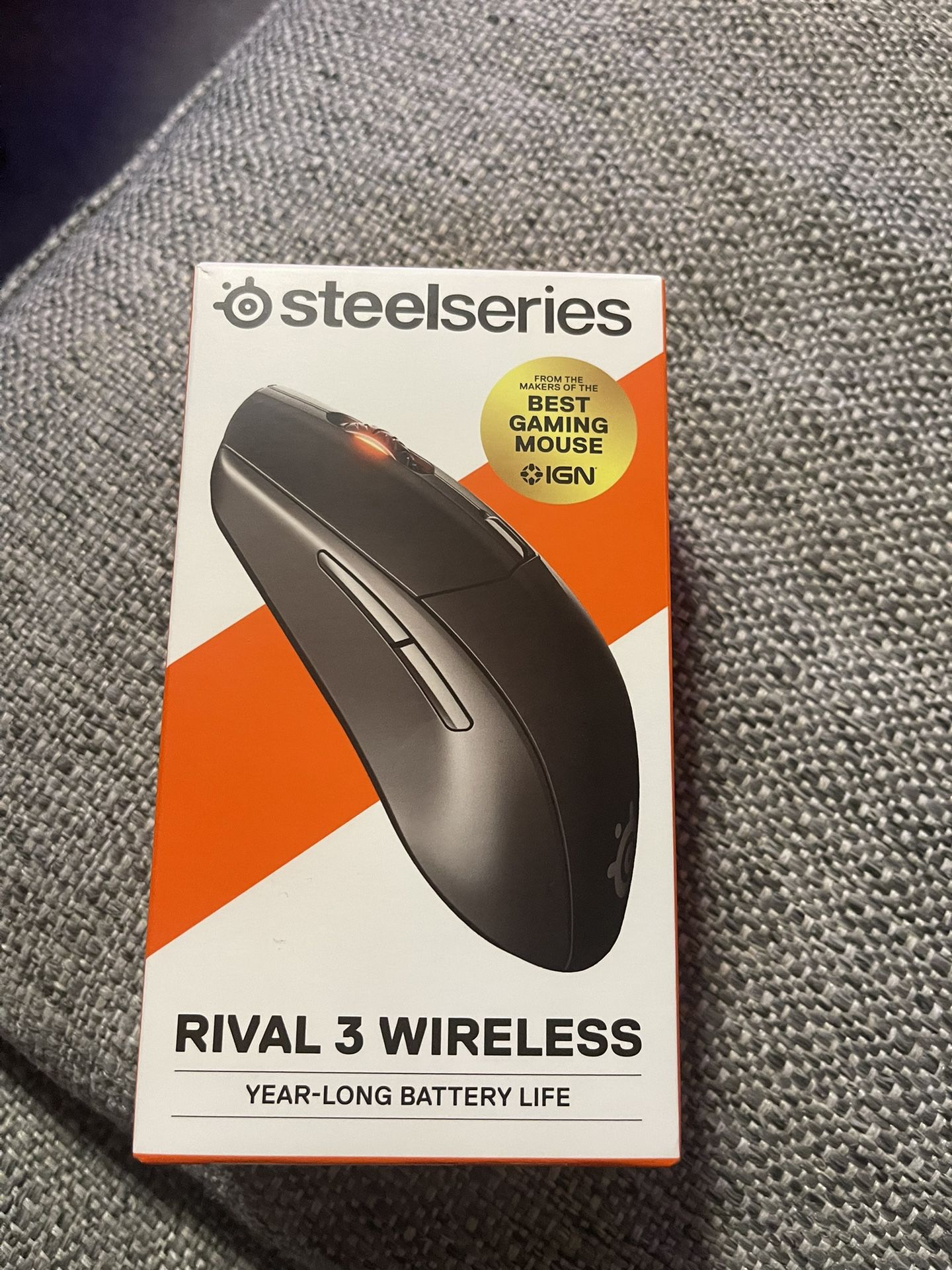 SteelSeries Rival 3 62521 Wireless Gaming Optical Mouse, Matte 