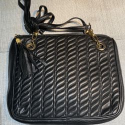 Black Leather Purse 