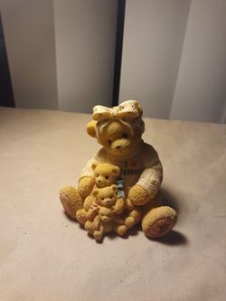 Numbered bear figurine