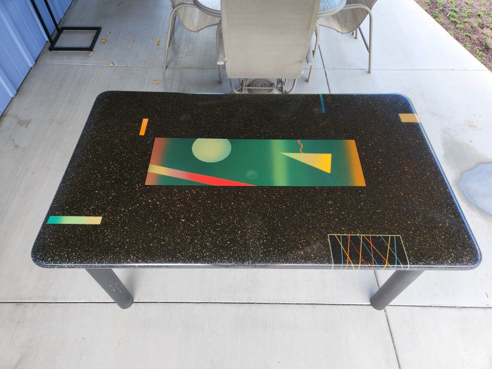 Kitchen Resin  Table Postmodern