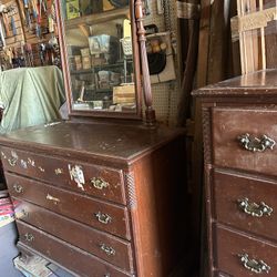 Vintage Chest Of Drawers And Dresser