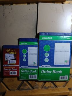 Recept Books,order Books And Sales Books