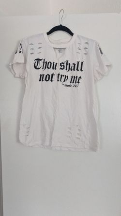 White torn shirt