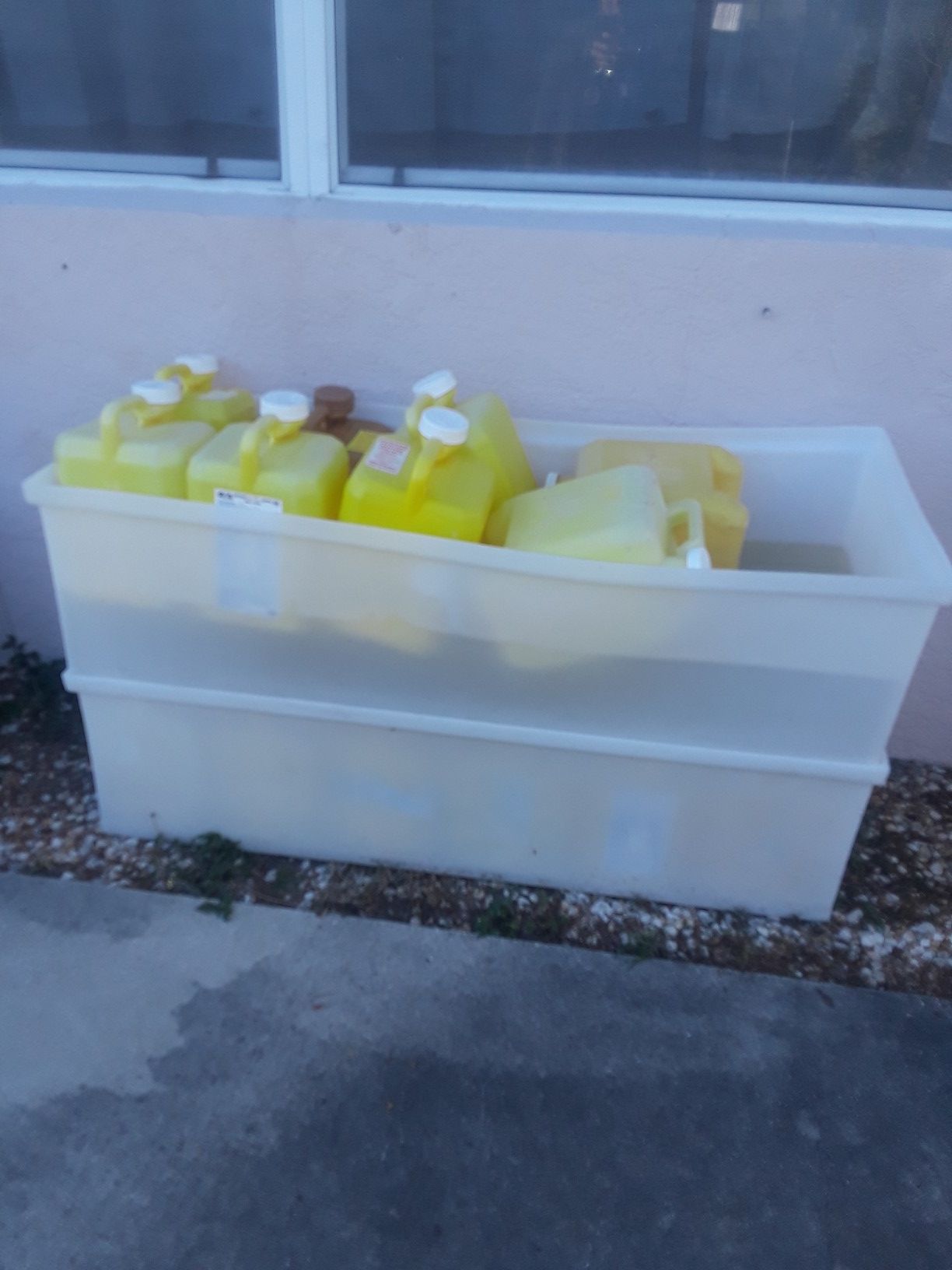 Chlorine Jug Bins w/20 jugs for Truck Bed