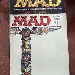 Mad Magazine, 2 copies, 1960s