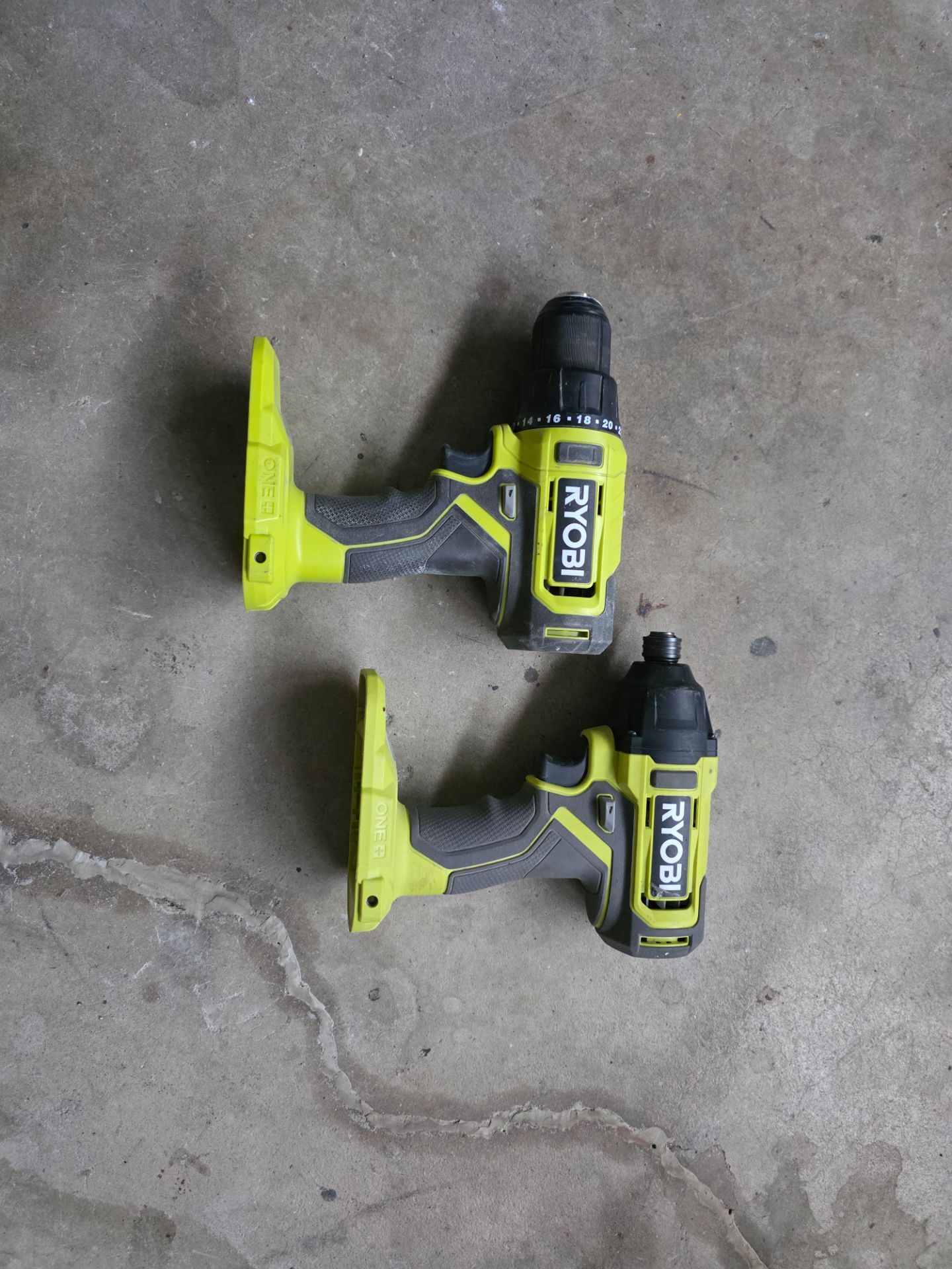 Ryobi 18v brushed drill and impact drill