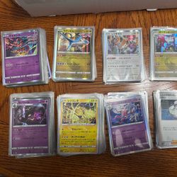 Pokemon bulk lot of 221  Japanese Holo & Reverse holo cards from sun and moon to now