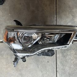 A pair of headlights