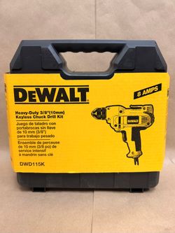 Dewalt DWD115K Heavy Duty Drill Kit Brand New in Box