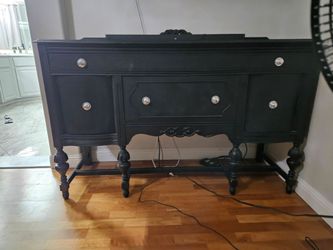 Black dresser-4 large drawers!