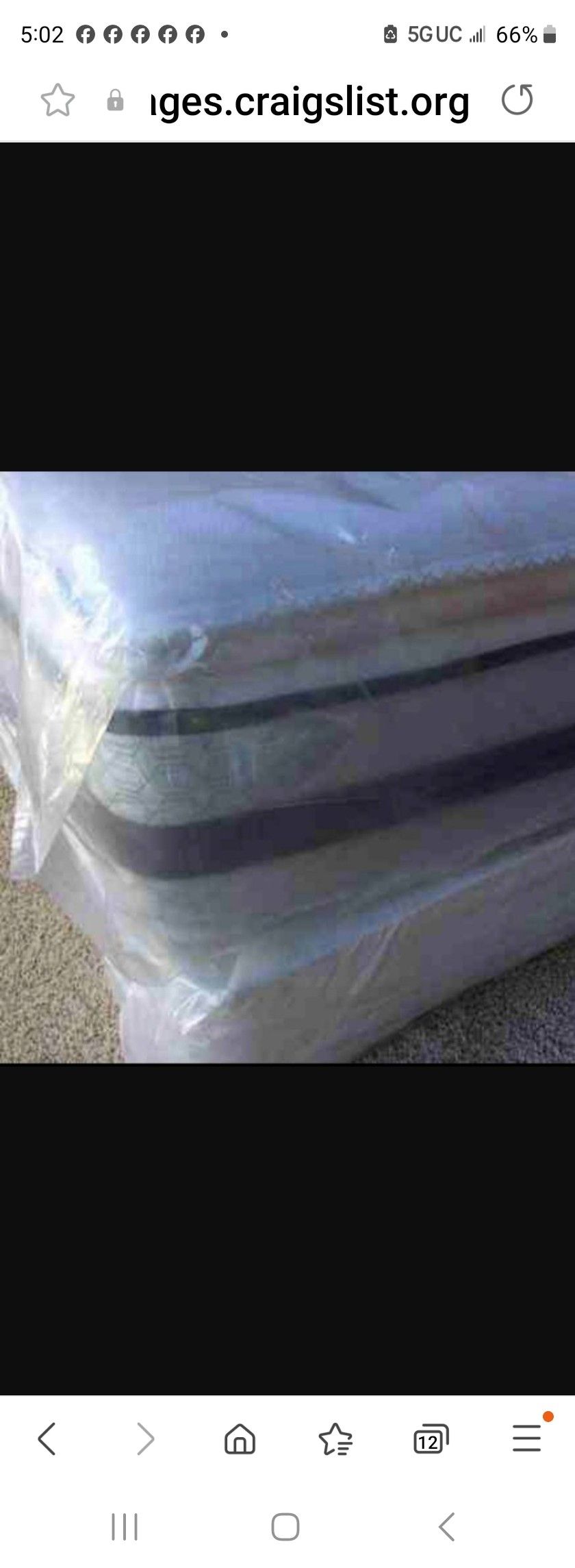 Full size new thick pillow top bed can. deliver