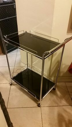 Modern Serving Cart with wheels