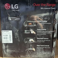 New LG 1.8 cu. ft. 30 in. W Smart Over the Range Microwave Oven with EasyClean in PrintProof Stainless Steel 1000-Watt