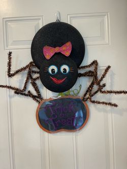 Halloween Spider Door Hanger Decoration