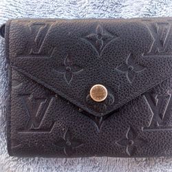 Black Louis Vuitton Victorian Wallet