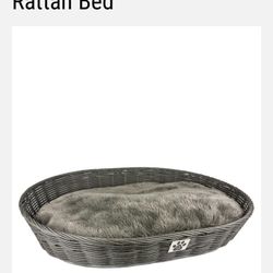 Trisha Underwood Wicker Dog Bed