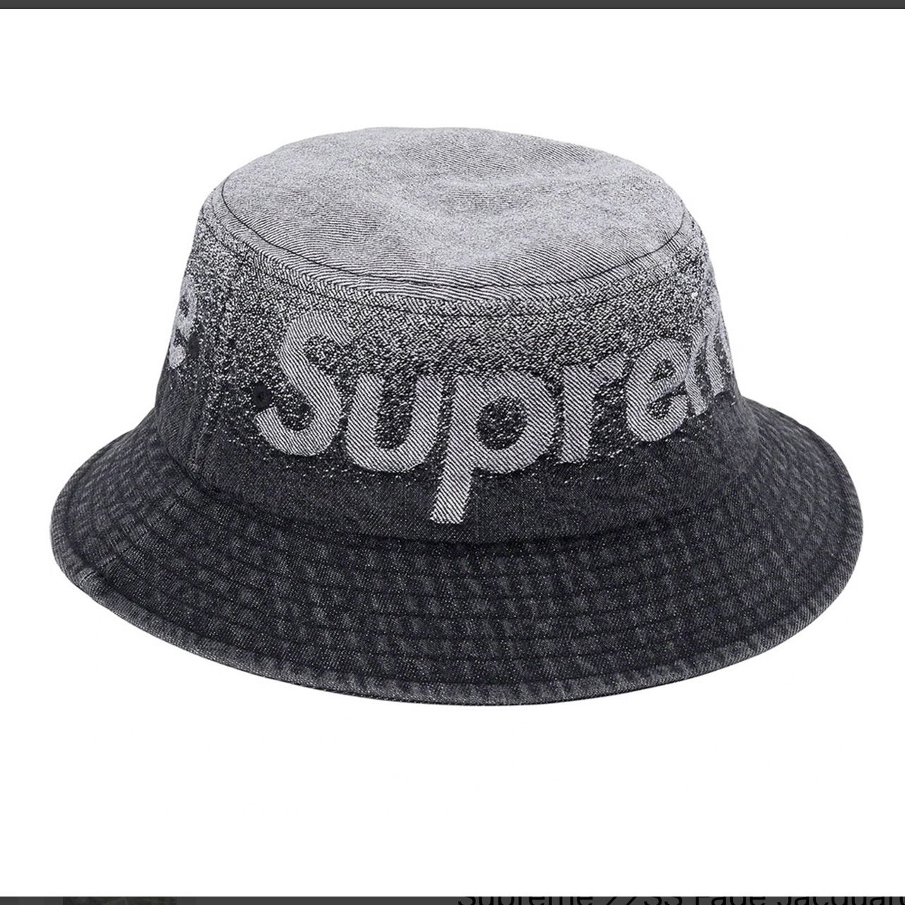 supreme jacquard denim hat available in store and on gallery304