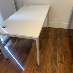 Desk 30”x60” White Modern 