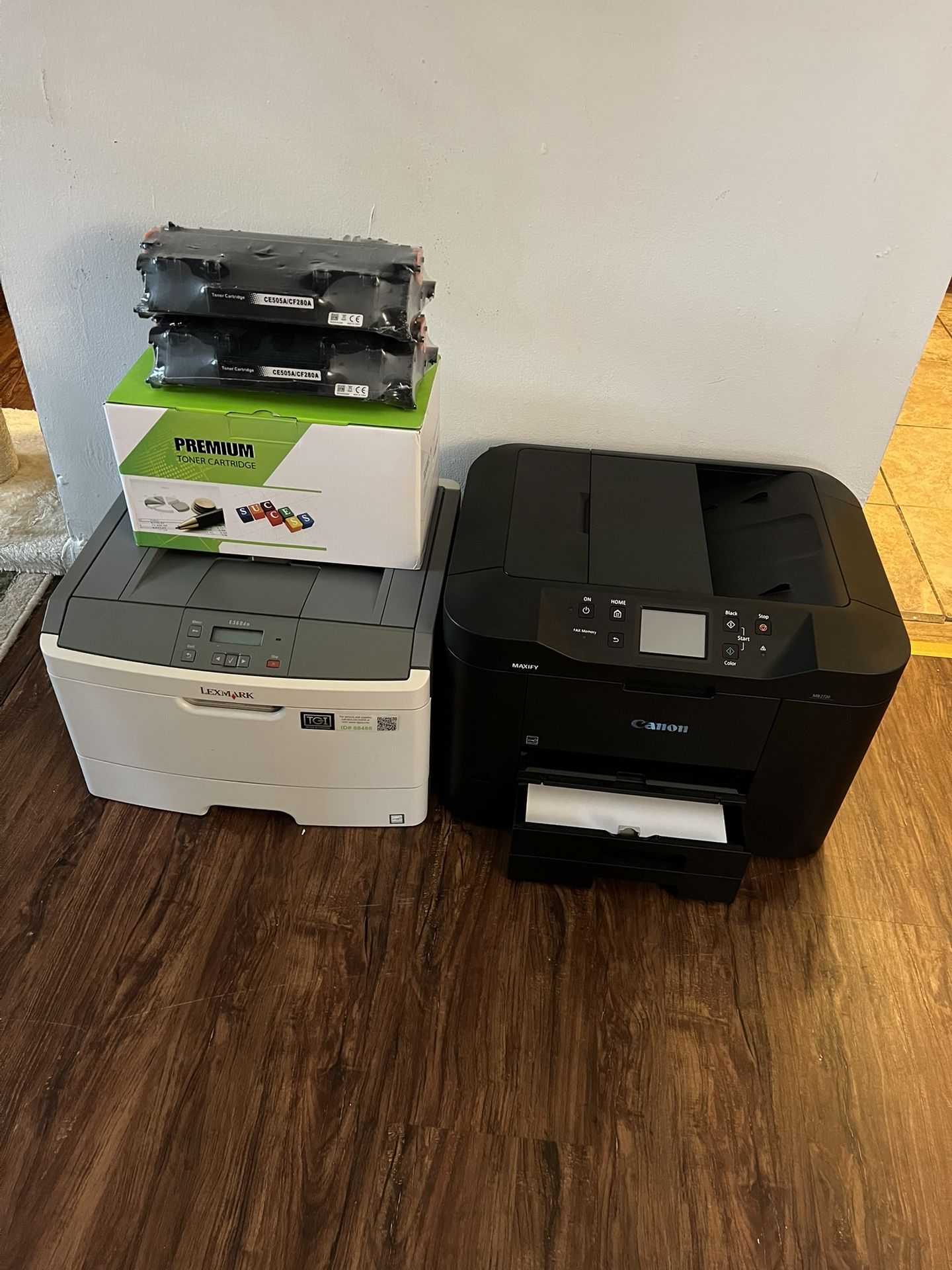 2 Printers and 3 ink toners $50 must go today. i getting rid of everything i have