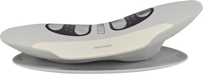 Electric Lumbar Support Massager with Heat, Vibration & Adjustable Modes