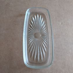 Glass Butter Dish 