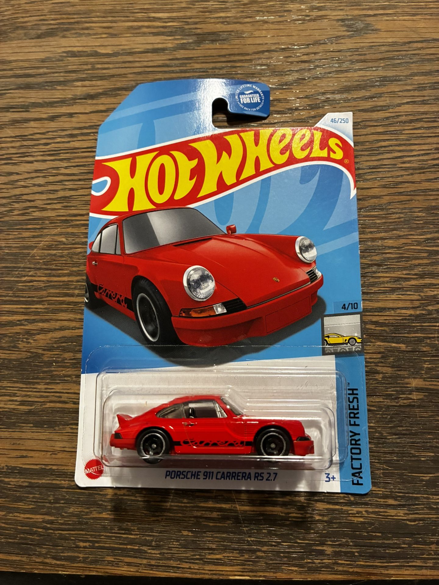 2024 Hot Wheels Porsche 911 Carrera RS2.7 RED 4/10 Factory Fresh 46/250
