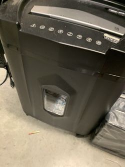 Microcut paper shrreder