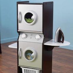 Kids Laundry  washer and dryer stack Play Set 🧺